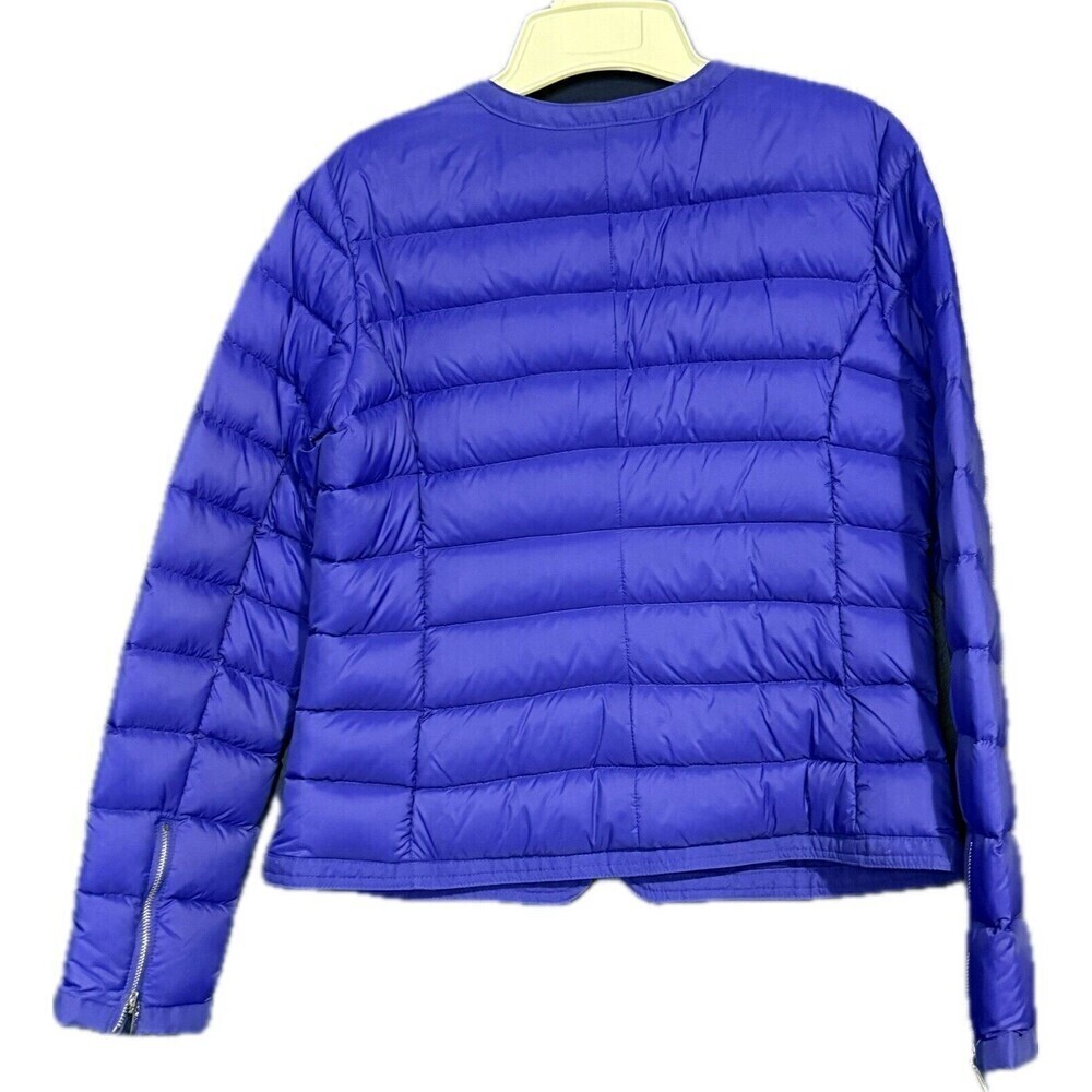 Talbots Blue / Purple Down Filled Puffer Jacket Sz Small Jewel Toned - Picture 2 of 4